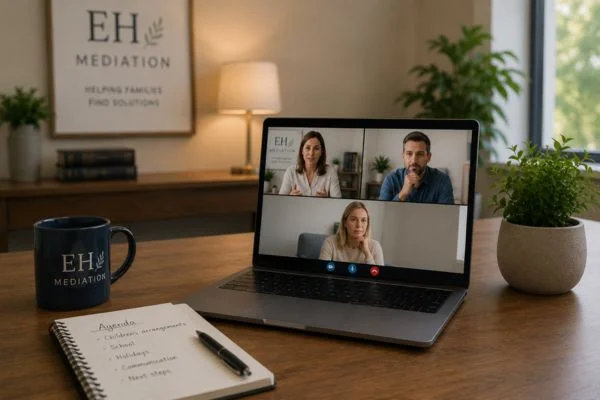 child access mediation Knutsford online meeting.