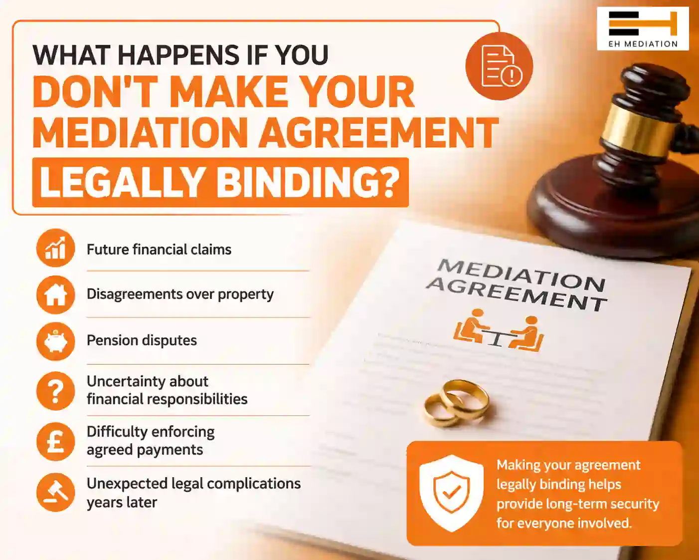 What Happens If You Don't Make Your Mediation Agreement Legally Binding Knutsford?